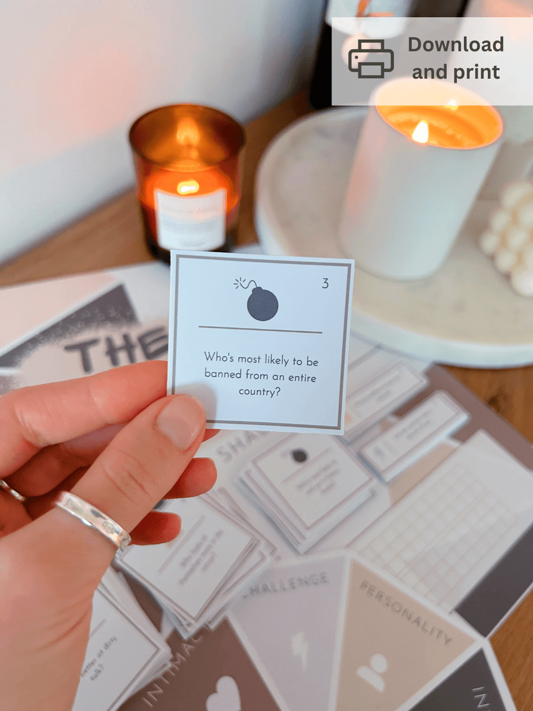 'The Real Slim Shady' Printable Date Night Game