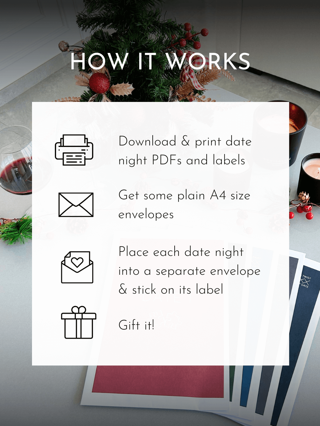 Christmas gift bundle (5 date nights)