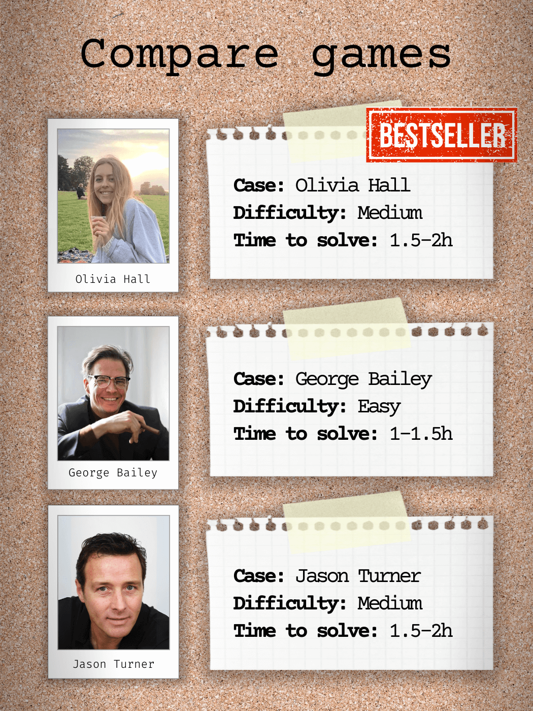 cold case file game comparison