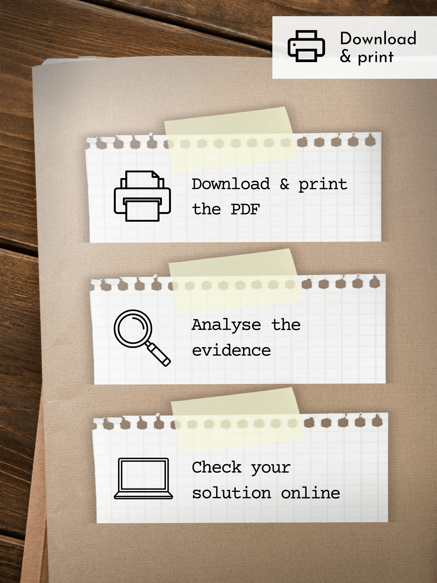 Cold Case File Bundle (3 date nights)