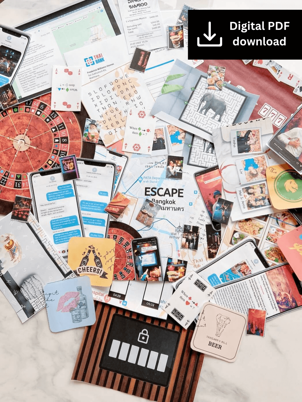 'Escape Room #1' Printable Date Night Game