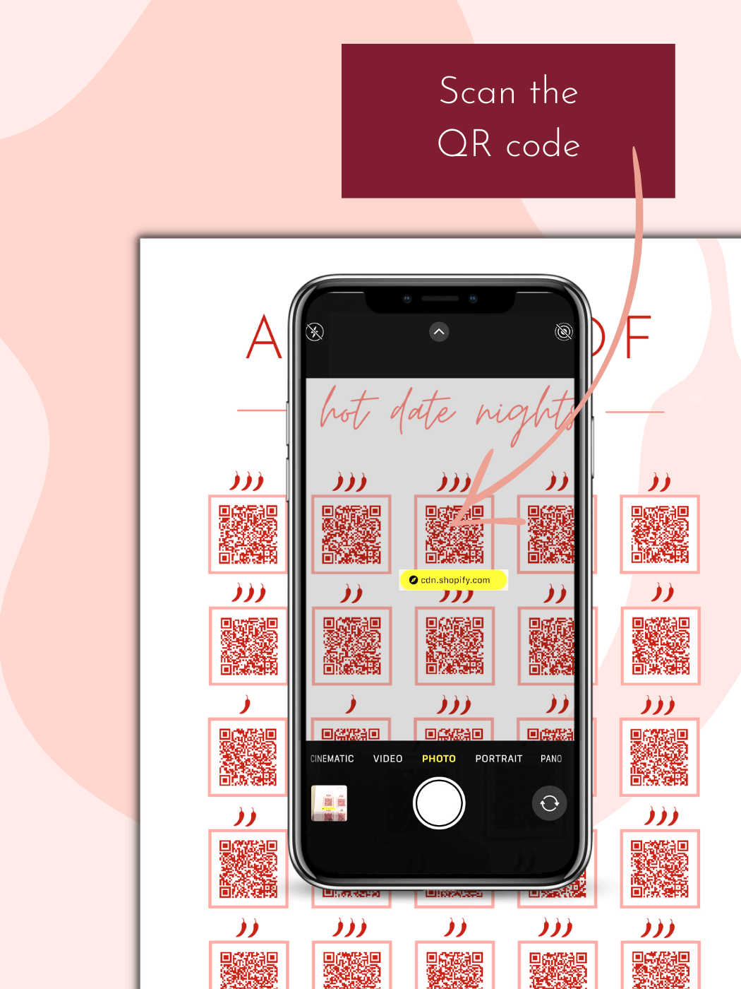'A Year Of Hot Date Nights' Printable Download