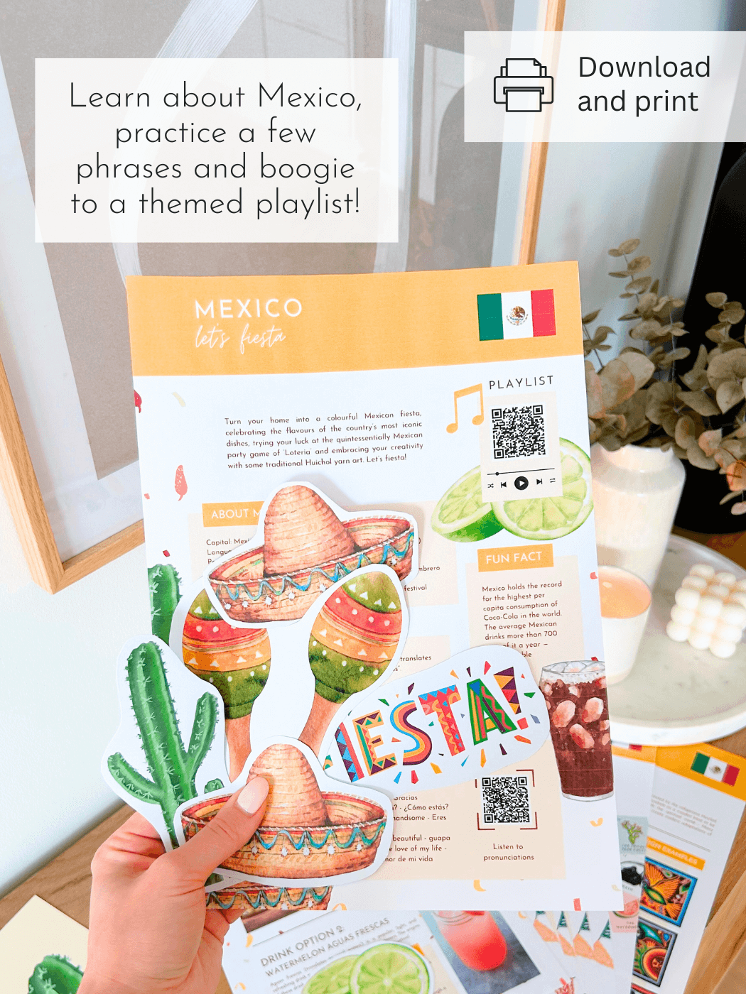 Mexico-Themed Printable Date Night