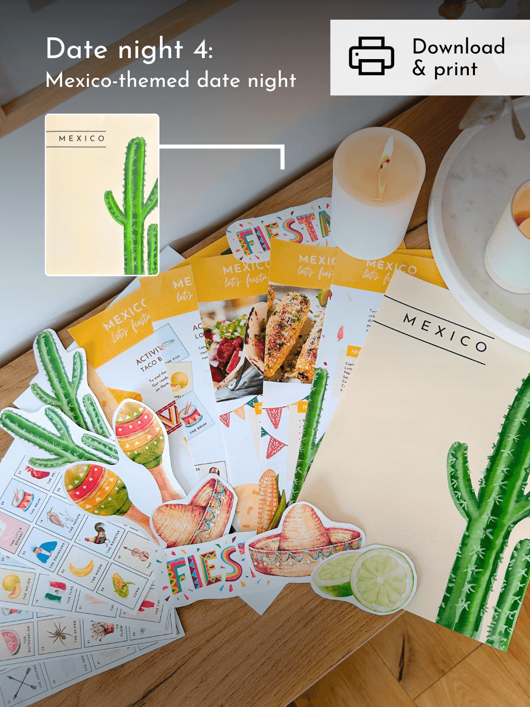 Mexico-themed activity