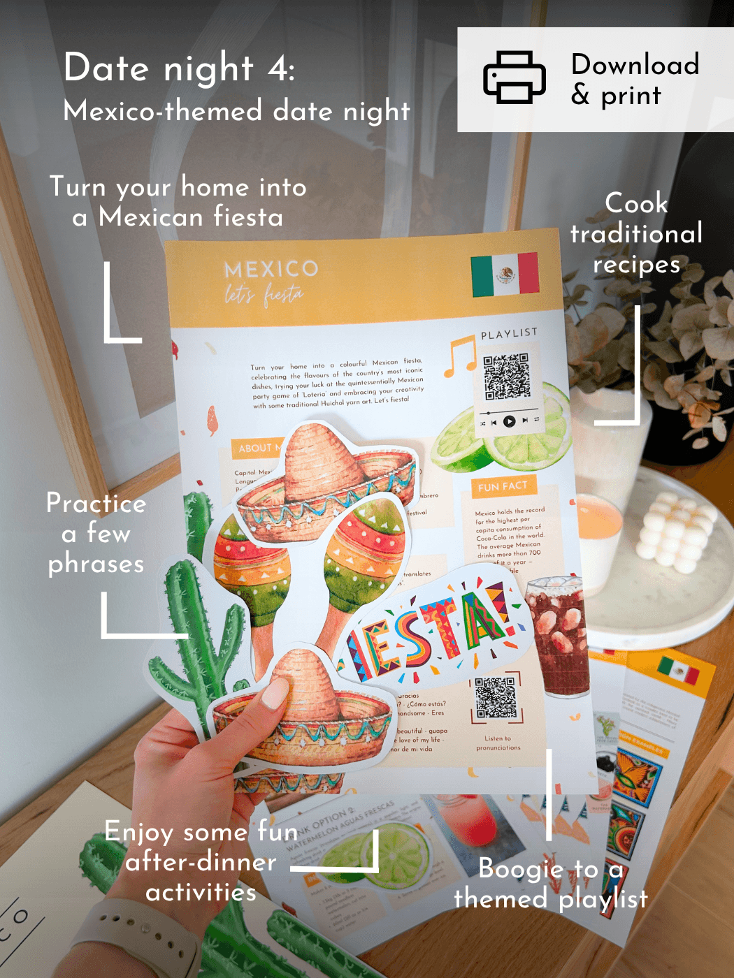 Mexico-themed activity