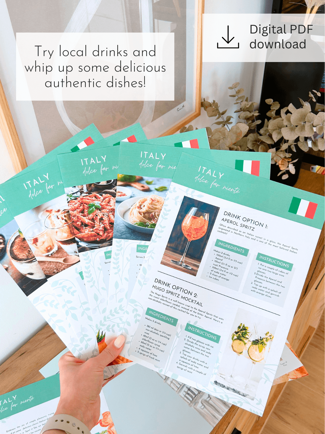 Italy-Themed Printable Date Night