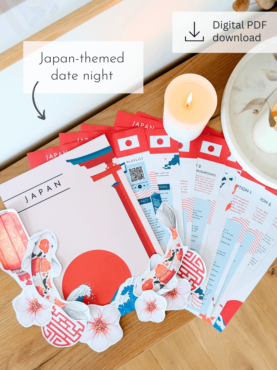 Japan-Themed Printable Date Night