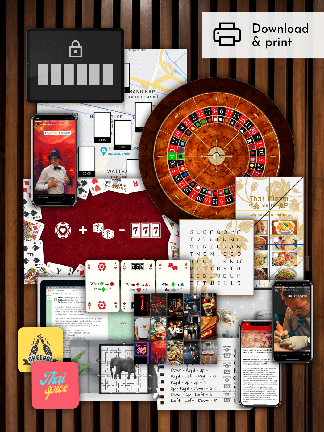 escape room game materials examples