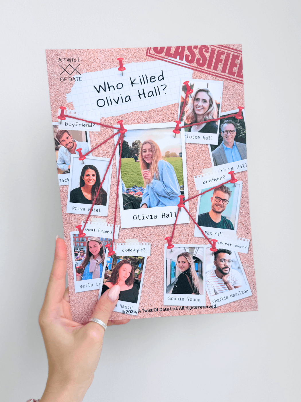 cold case file game cover with main character pictures