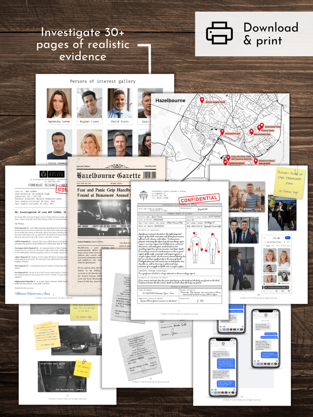 game evidence examples