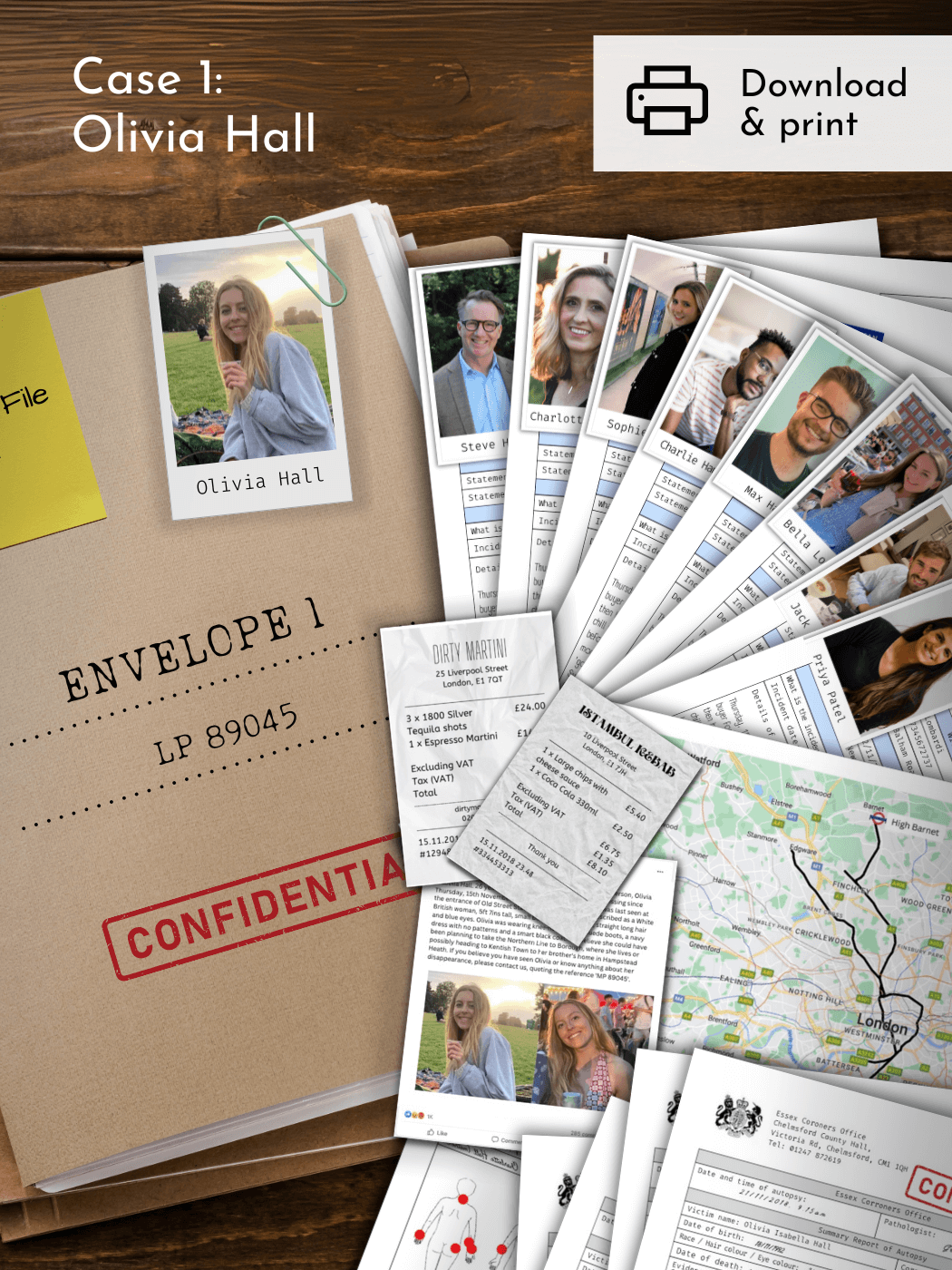Cold Case File Bundle (3 date nights)