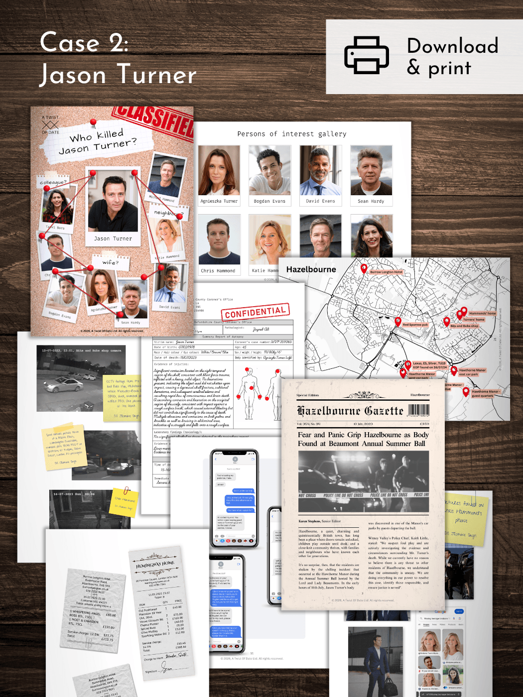 cold case file evidence examples