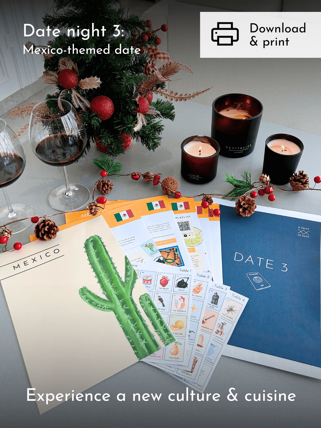 Christmas gift bundle (5 date nights)