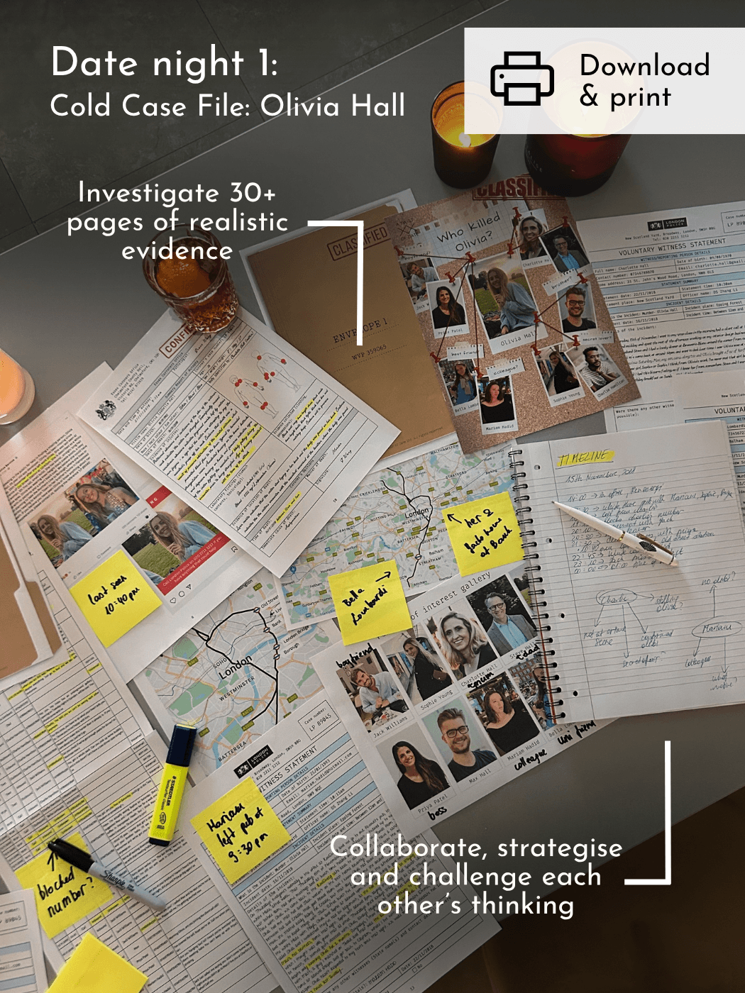 Murder mystery game