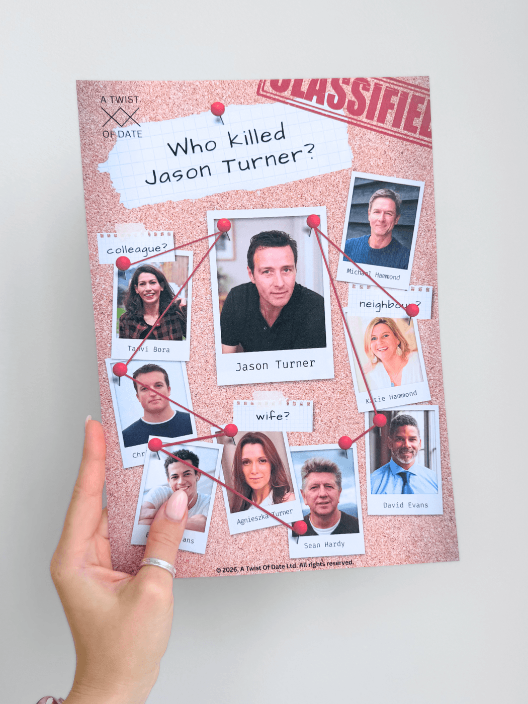 cold case file game cover with main characters