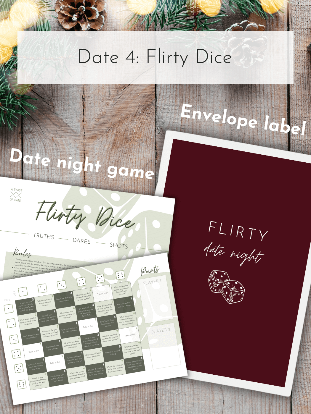 Flirty Dice' Date Night Game – A Twist Of Date