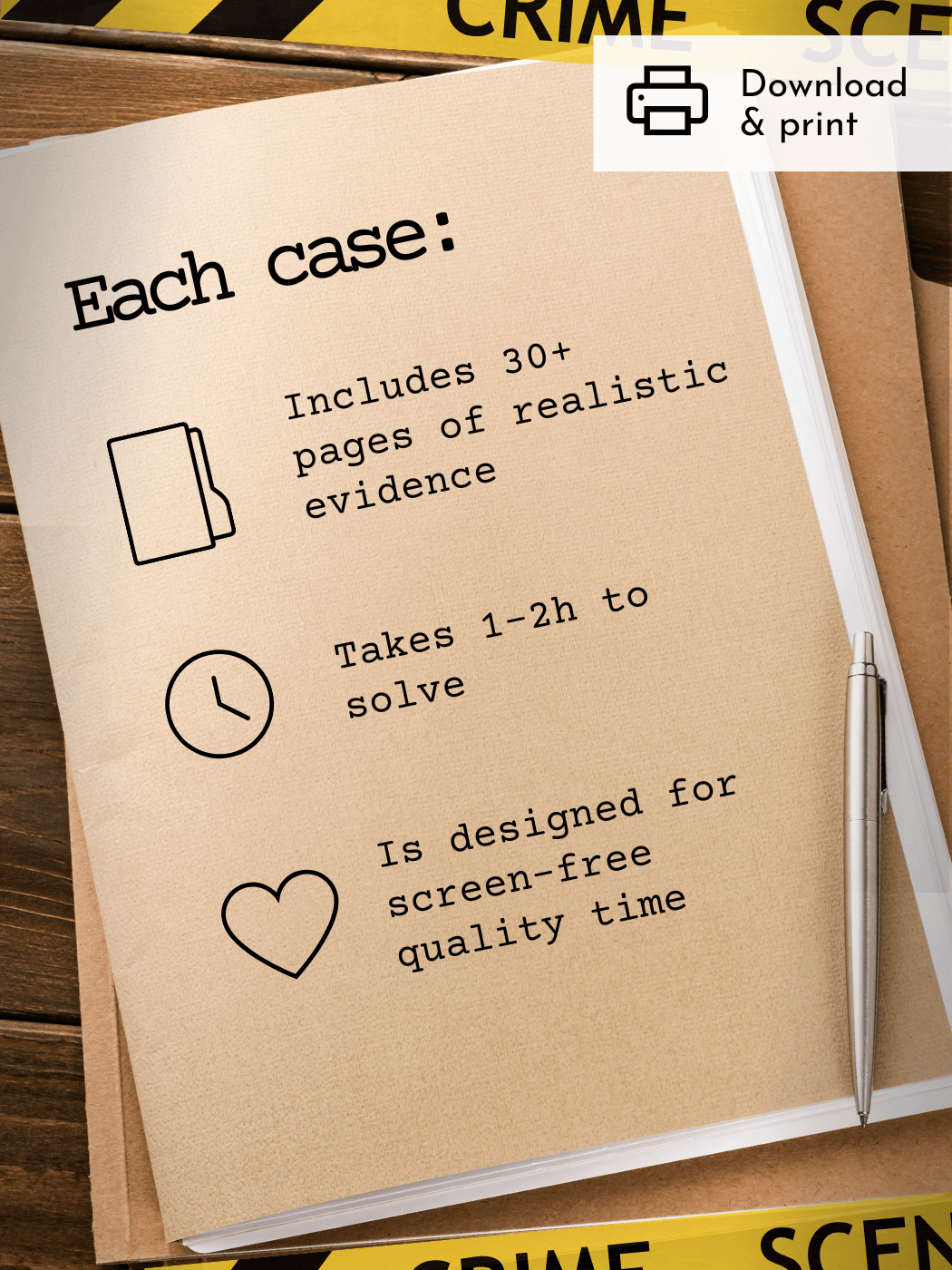 Cold Case File Bundle (3 date nights) – A Twist Of Date