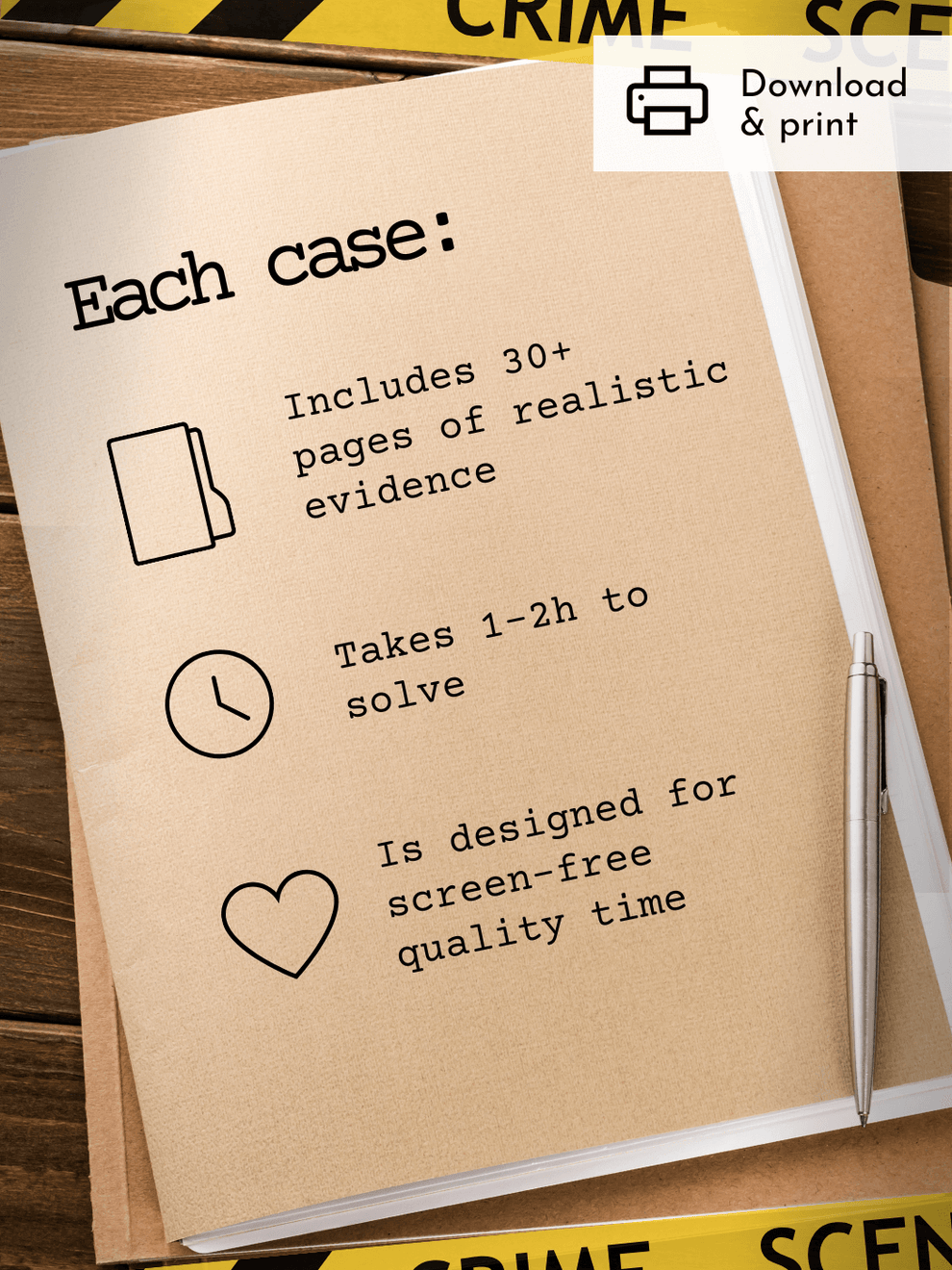 Cold Case File Bundle (3 date nights) – A Twist Of Date