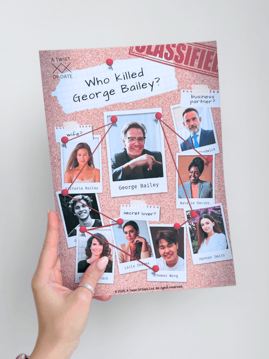 cold case file game cover showing all the characters of the game