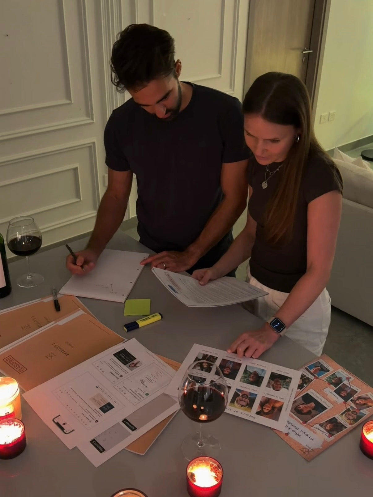 couple solving cold case file game