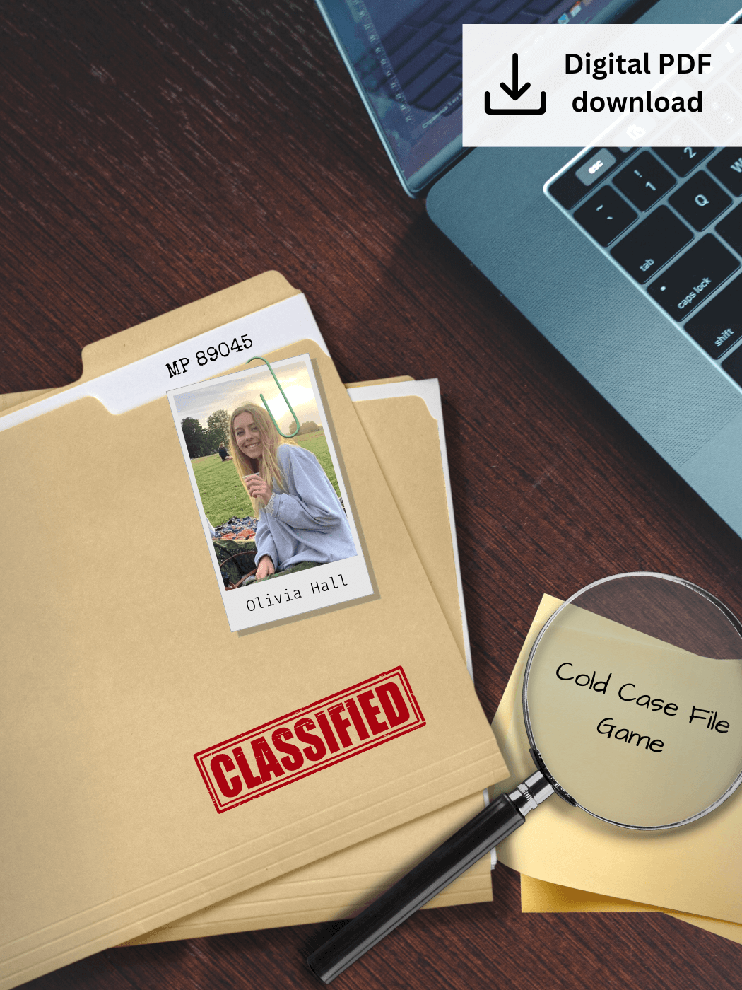 'Cold Case File #1' Printable Date Night Game
